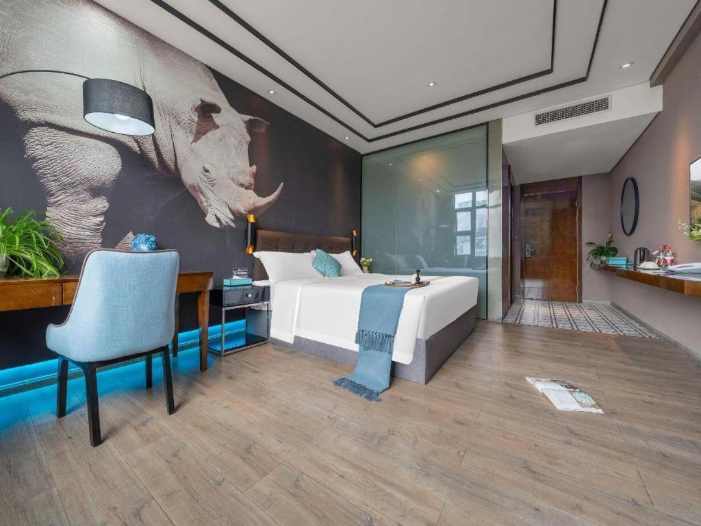 Xana Hotelle-Hotel Luzhou Baizitu Square Eksteriør billede